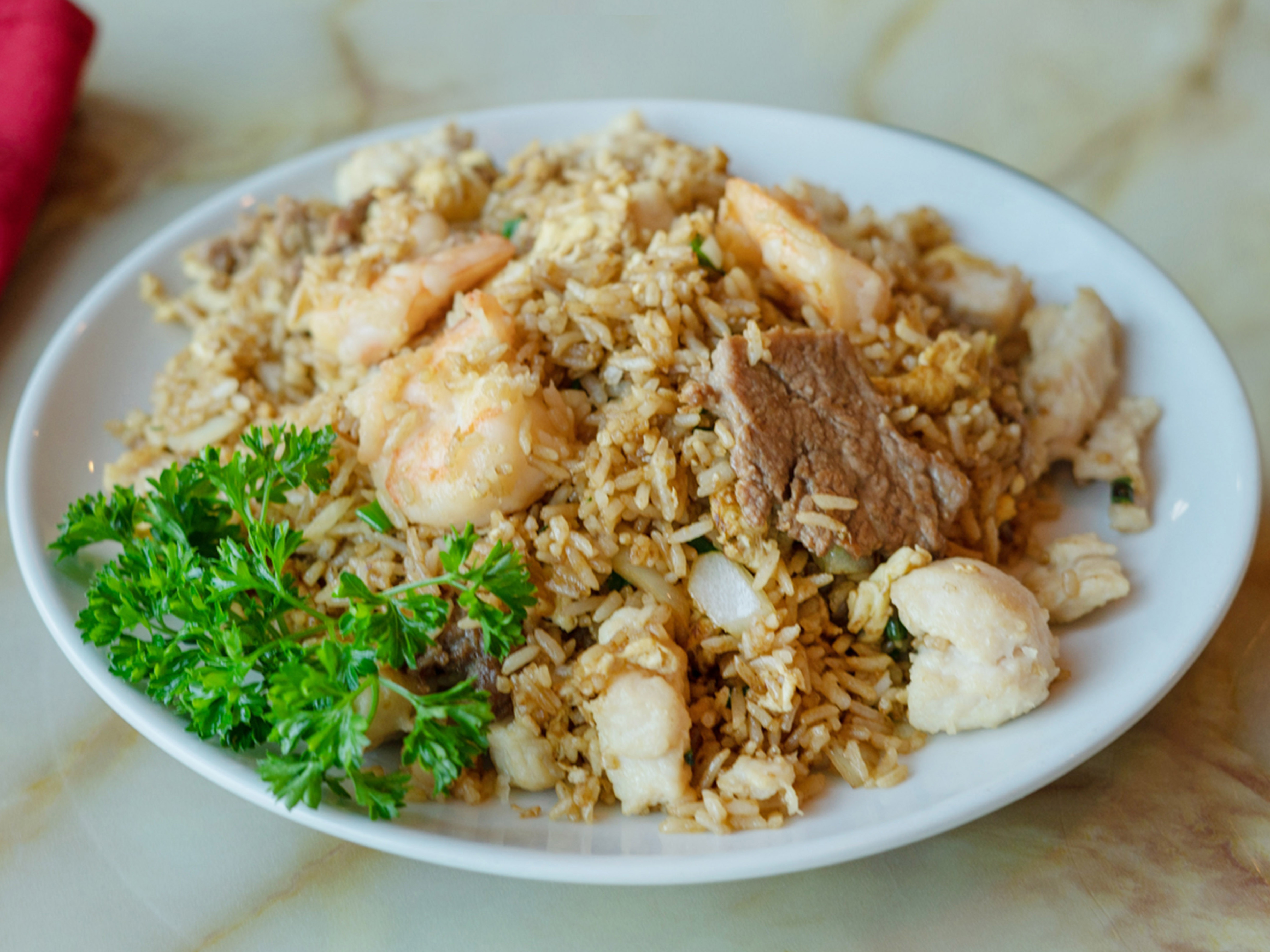 Order R1. Combination Fried Rice food online from Green Asian Bistro store, Frisco on bringmethat.com