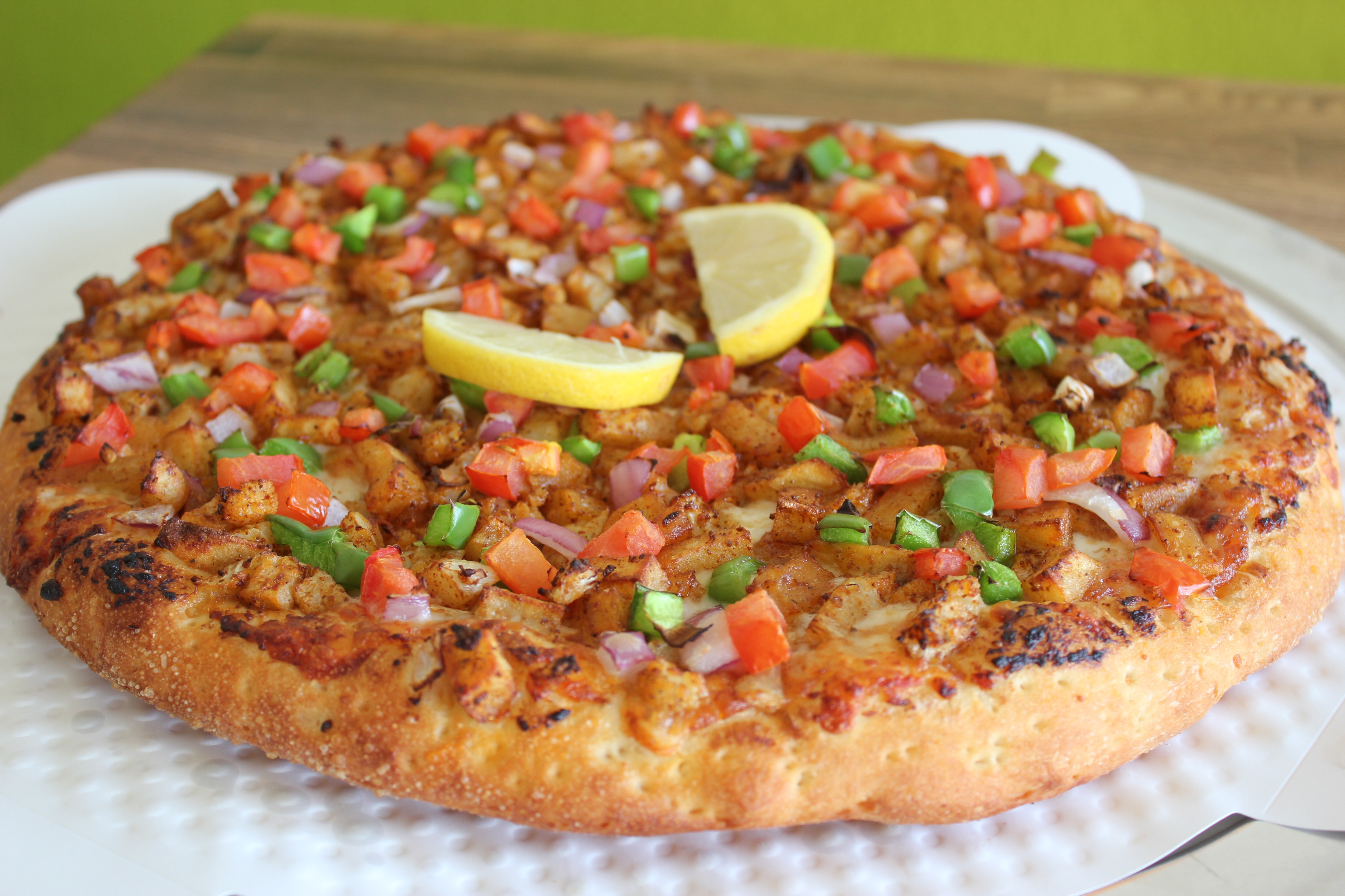 Order Korma Pizza food online from Namaste Pizza store, Fremont on bringmethat.com