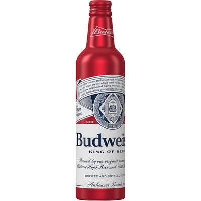 Order Budweiser American Style Lager Aluminum Bottles food online from Red Roof Market store, Lafollette on bringmethat.com