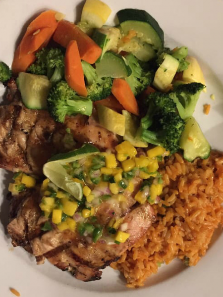Order Dinner Spicy Mango Chicken food online from La Boca store, Middletown on bringmethat.com