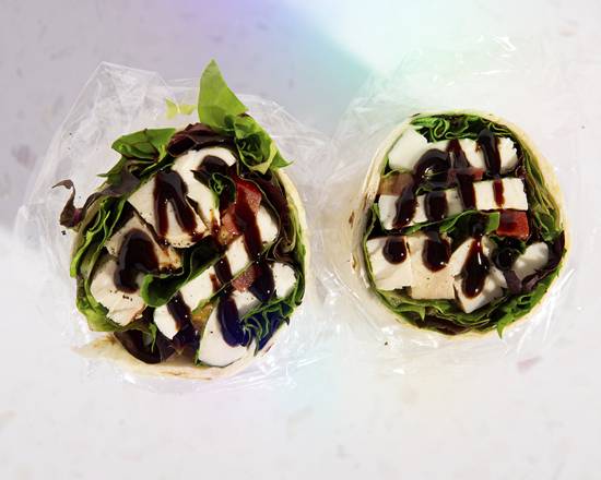 Order Caprese Wrap food online from Mission Organic Juice store, San Francisco on bringmethat.com