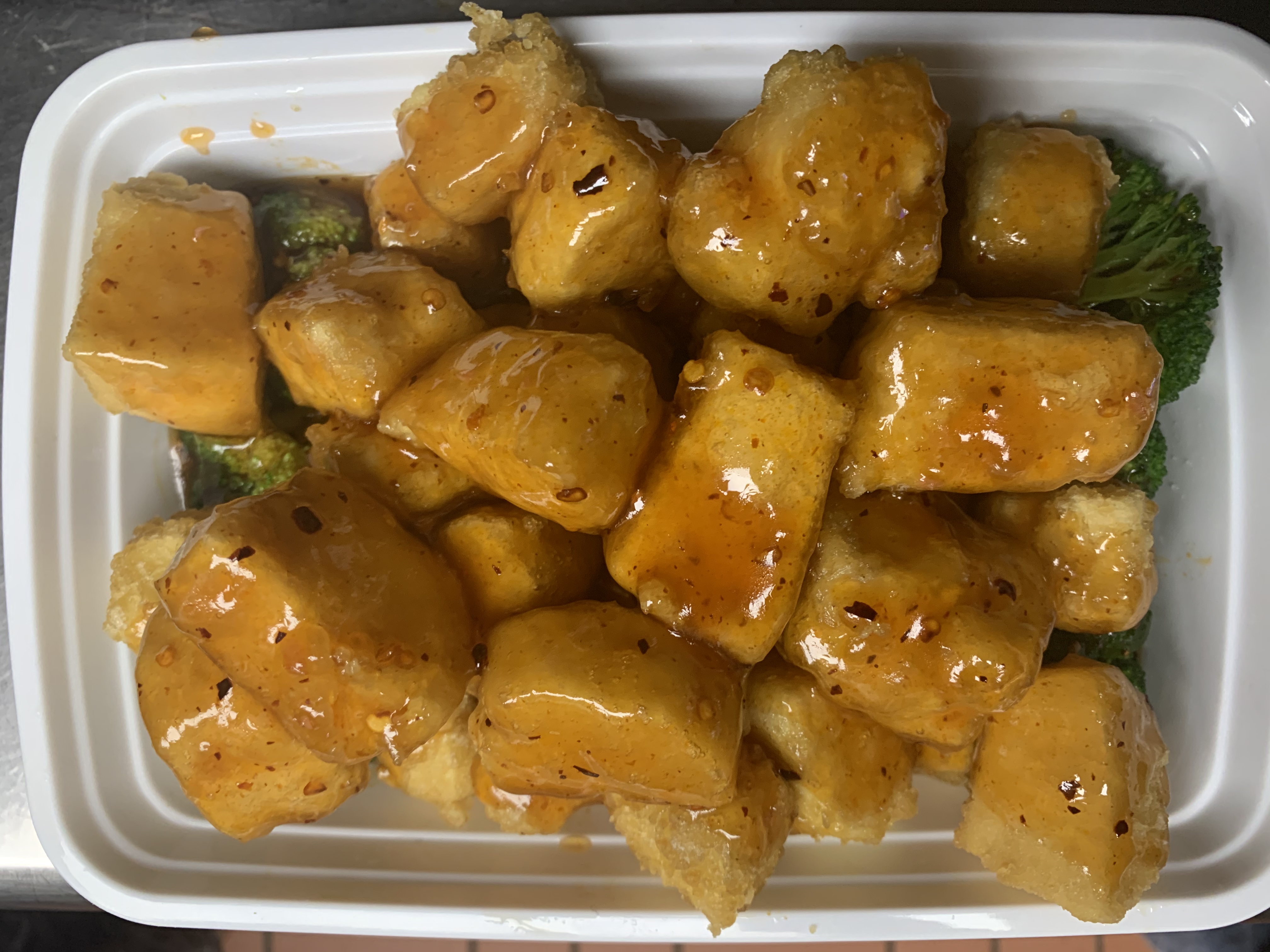 Order Quart of General Tso's Bean Curd food online from Asian yummy house store, Brooklyn on bringmethat.com