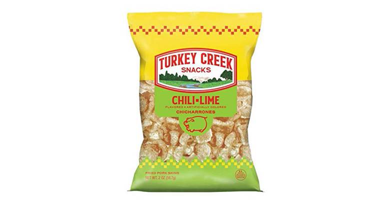 Order Turkey Creek Chili-Lime Flavored Chicharrones Snacks food online from Anderson Convenience Markets #140 store, Omaha on bringmethat.com