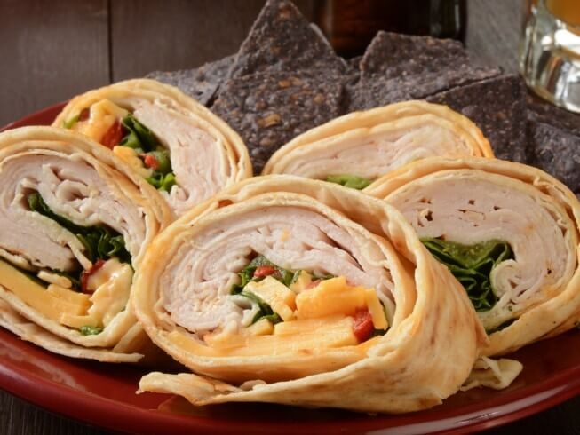 Order Turkey Wrap food online from Mrs. P and Me store, Mount Prospect on bringmethat.com