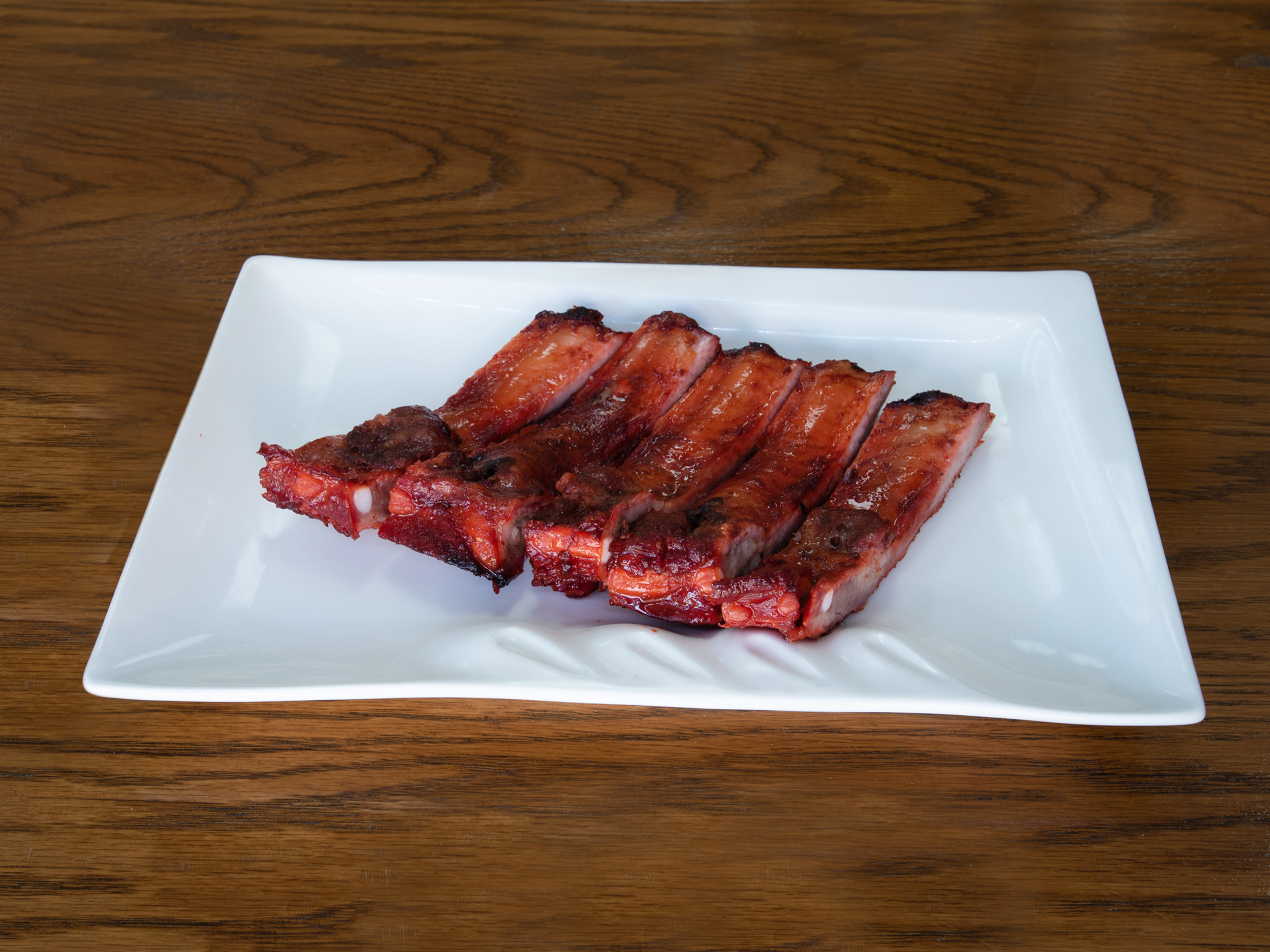 Order 6. Barbecued Spare Ribs food online from Hong kong restaurant store, Astoria on bringmethat.com