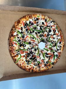 Order Vegetables Pizza food online from Big O Pizza store, Anaheim on bringmethat.com