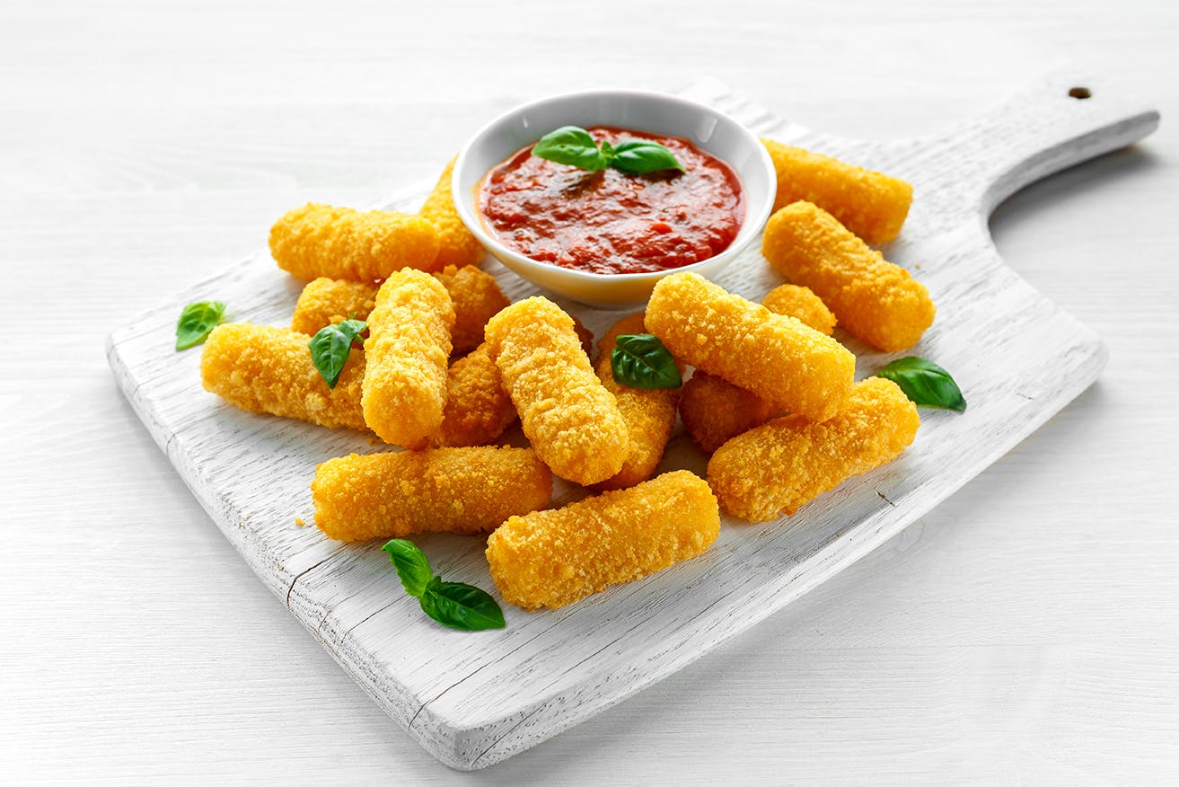 Order Cheese Sticks - 5 Pieces food online from Mr Chicken & Fish store, Columbus on bringmethat.com