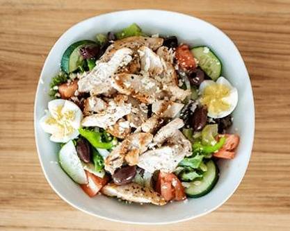 Order Large Greek Salad food online from Gulf Stream Restaurant store, Carolina Beach on bringmethat.com
