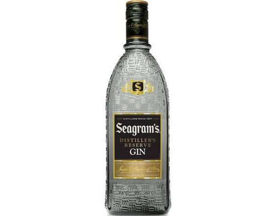 Order Seagram's Distiller's Reserve Gin, 750mL bottle (47% ABV) food online from Central Liquor Market store, Los Angeles on bringmethat.com
