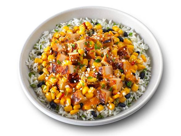 Order NEW Mexican Street Corn Bowl food online from Qdoba Mexican Eats store, Lancaster on bringmethat.com