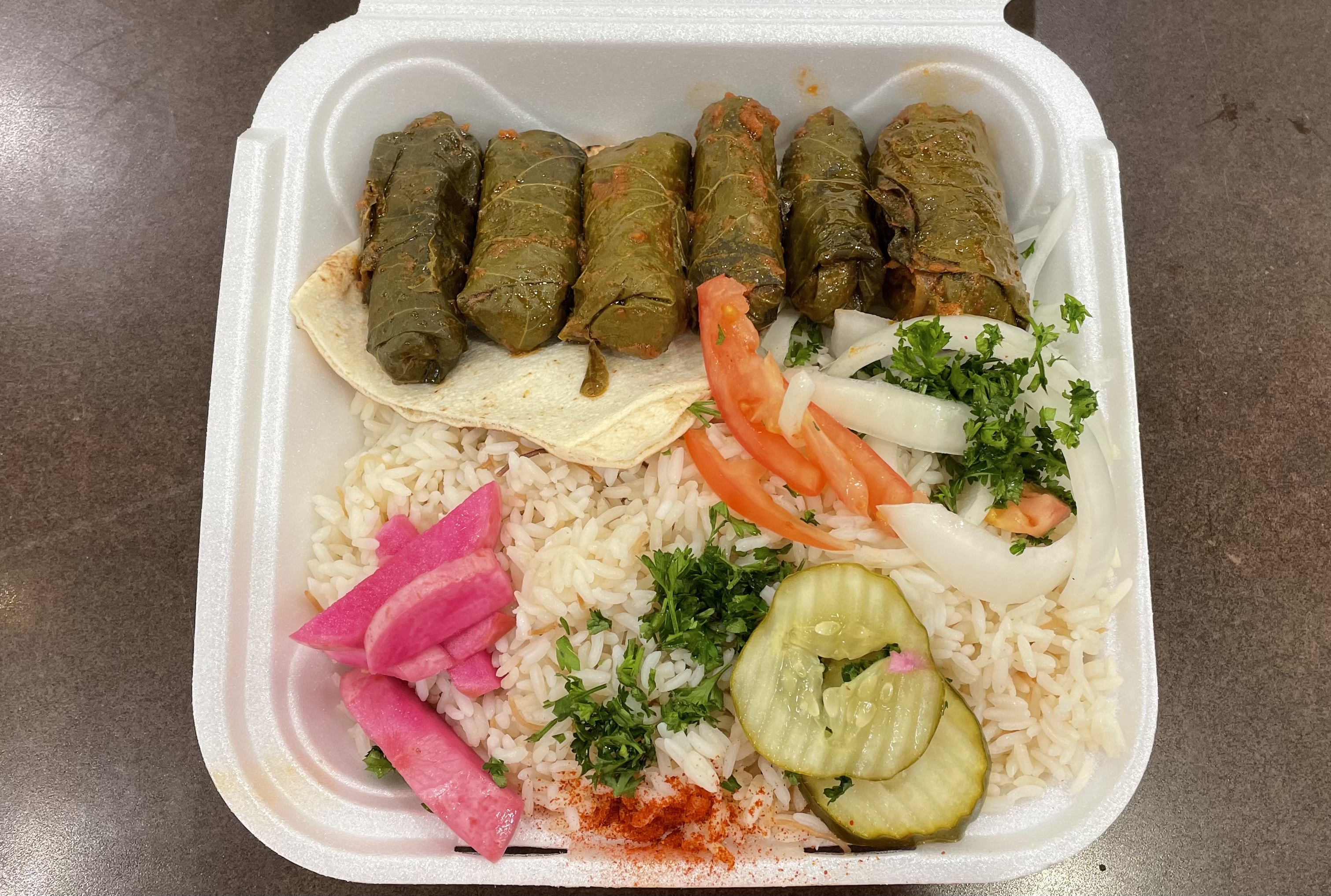 Order Meat Grape Leaves food online from Zaytoona Mediterranean Grill store, Dearborn on bringmethat.com