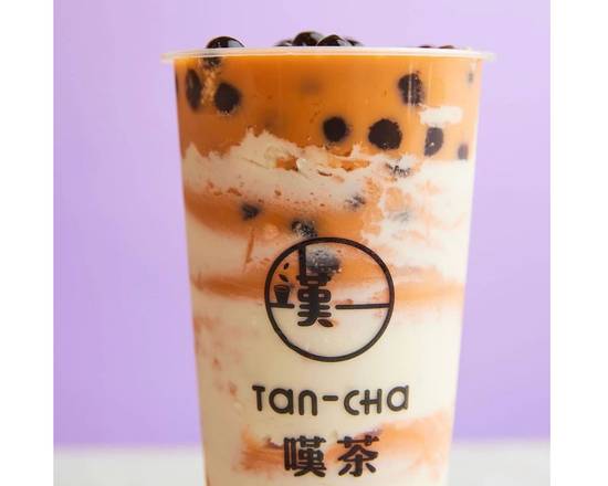 Order Brulee Thai Milk Tea with Boba food online from Tan Cha store, San Diego on bringmethat.com