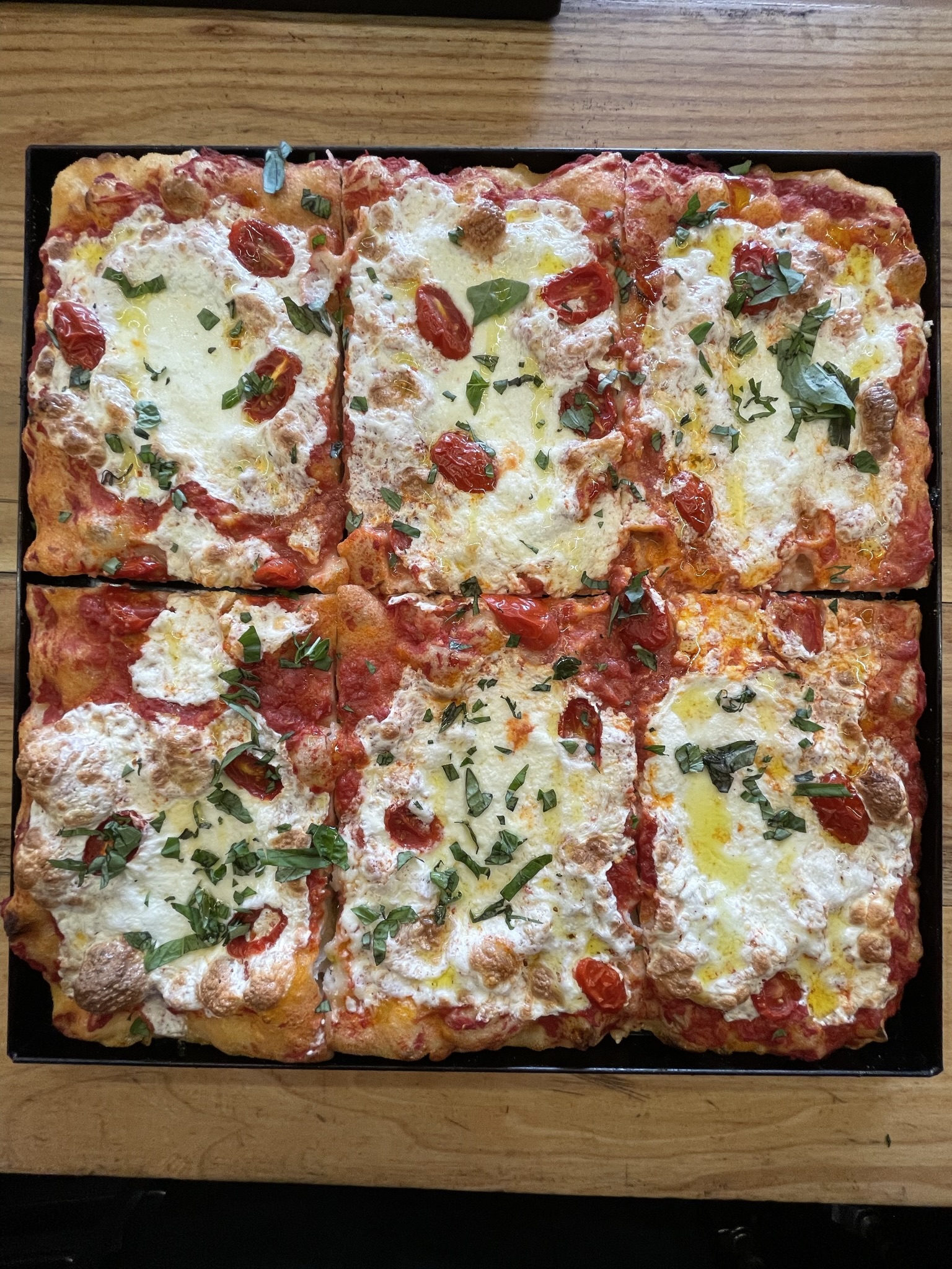 Order Burrata Pizza food online from Sqr Artisan Pizza store, Summit on bringmethat.com