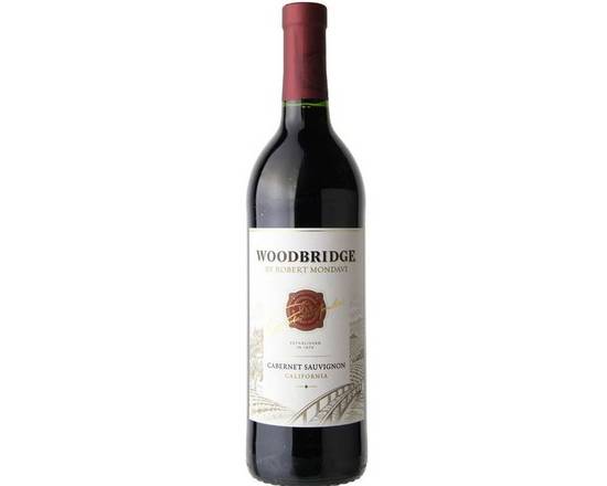 Order WOODBRIDGE CABERNET 750ML food online from House Of Wine store, New Rochelle on bringmethat.com