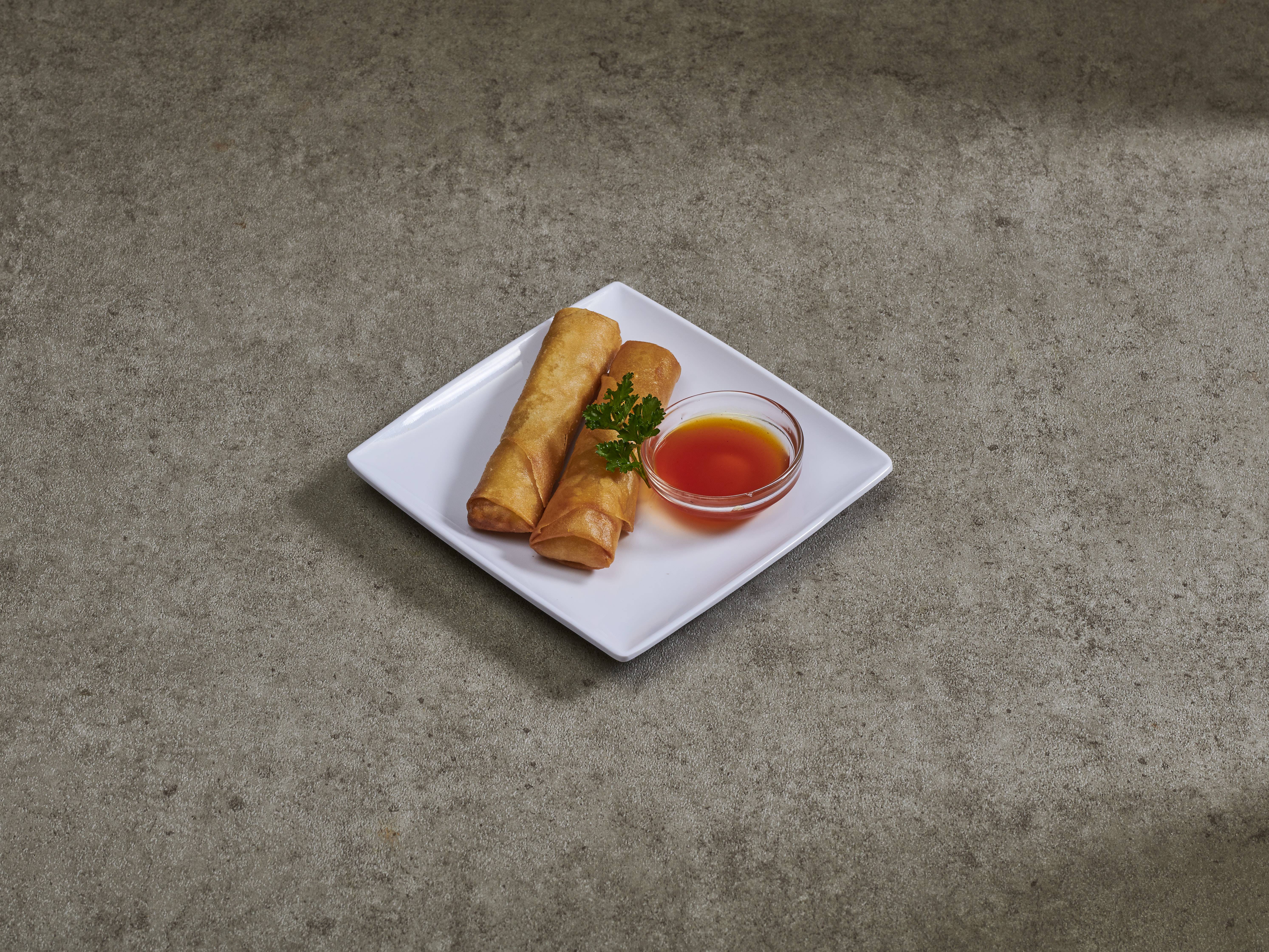 Order Crispy Spring Rolls food online from East Moon Asian Bistro store, Fort Collins on bringmethat.com