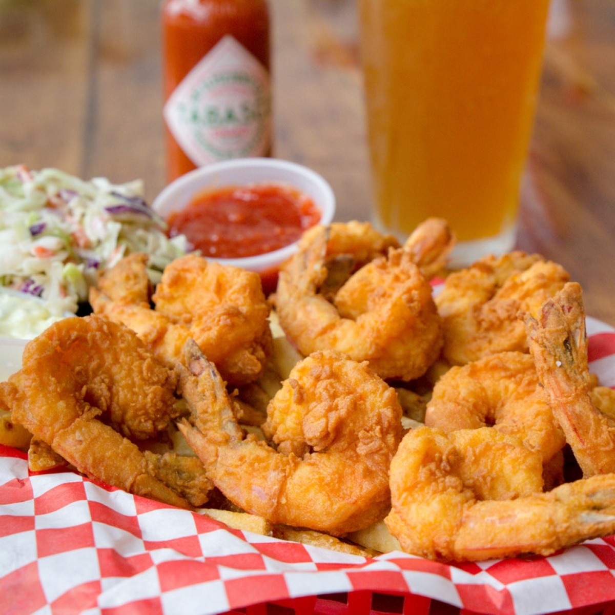 Order Shrimp & Chips food online from Pete's Seafood And Sandwich store, San Diego on bringmethat.com