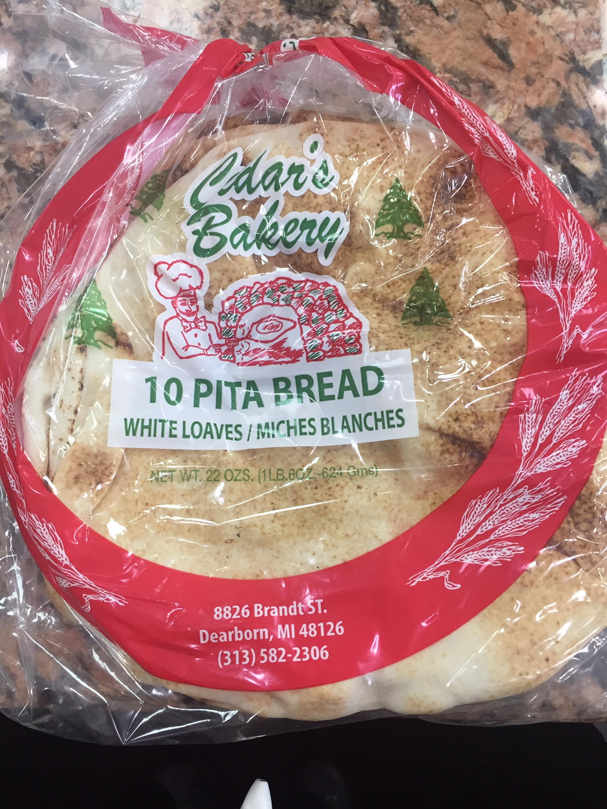 Order Bag of Fresh Pitas 10ct food online from Princess Mediterranean Grill store, Commerce Charter Township on bringmethat.com