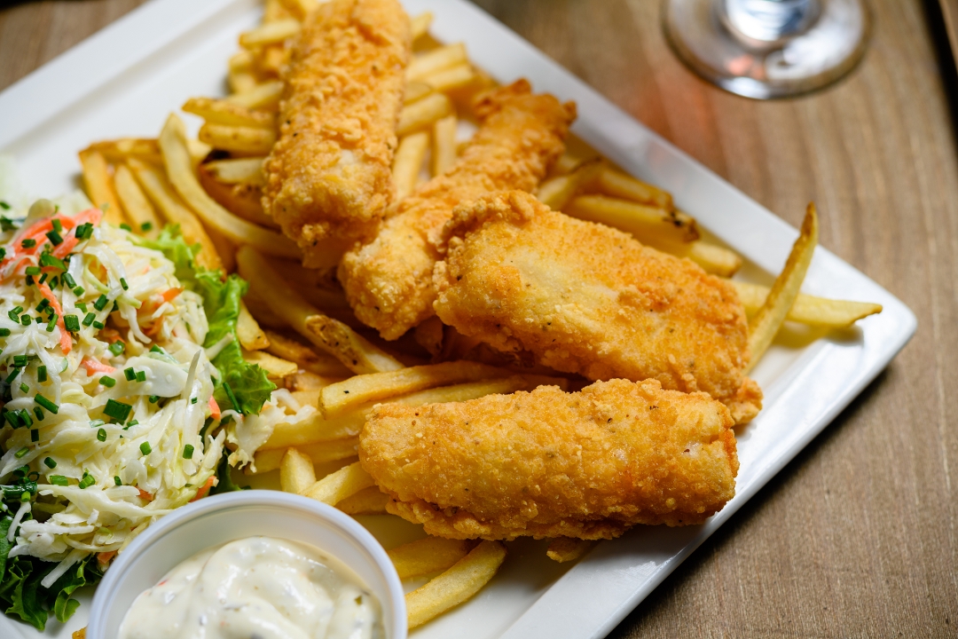 Order Fish and Chips food online from Plan B West Hartford store, West Hartford on bringmethat.com