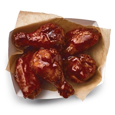 Order Chicken Wings - Honey BBQ (5 piece) food online from 7-Eleven store, La Canada Flintridge on bringmethat.com