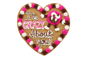 Order I'm Crazy About You Cookie Cake food online from American Deli on Broad St. store, Athens on bringmethat.com