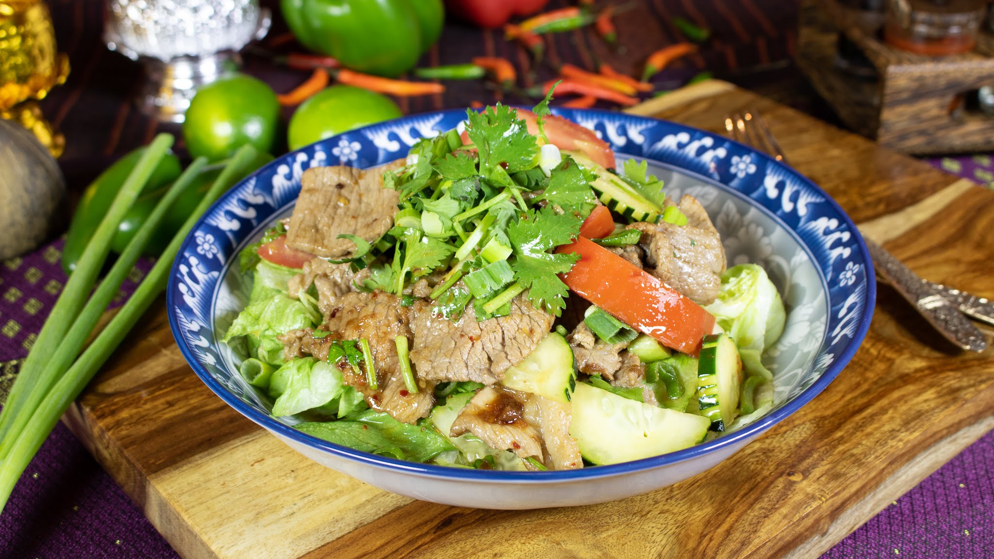 Order Beef Salad food online from Thai Chili store, Henderson on bringmethat.com