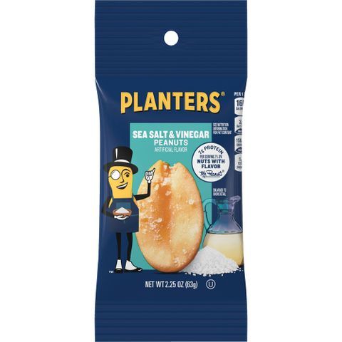 Order Planters Sea Salt & Vinegar Peanuts 2.5oz food online from 7-Eleven store, Waco on bringmethat.com