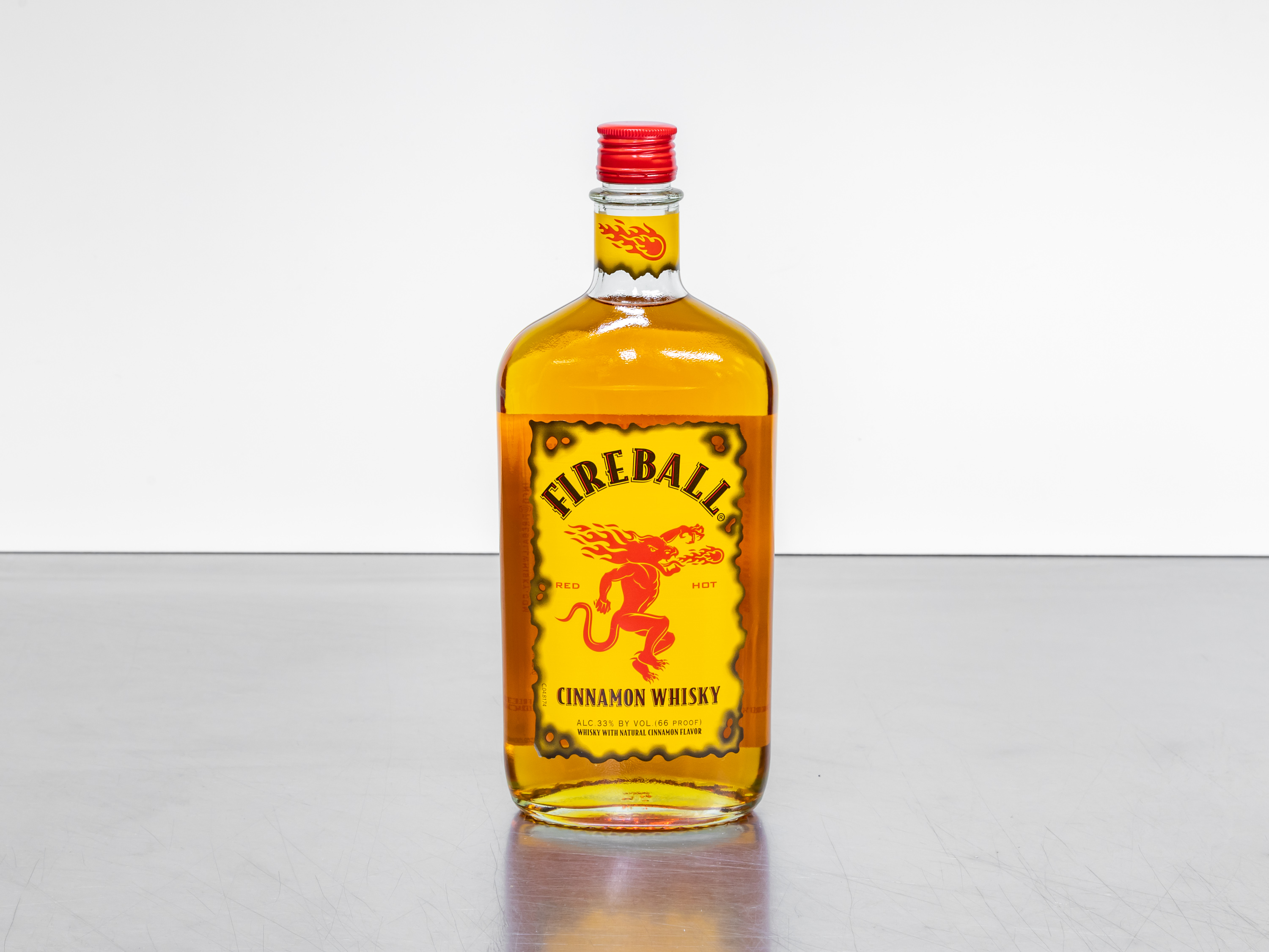 Order Fireball Cinnamon Whisky 375 ml. food online from In The Zone V store, Phoenix on bringmethat.com