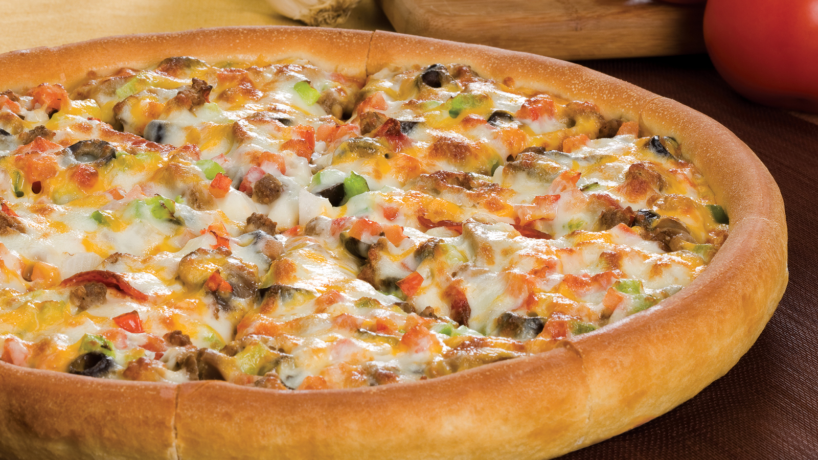 Order Super Specialty Combo Pizza food online from Godfathers Pizza store, Cedar Rapids on bringmethat.com