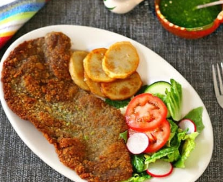 Order Milanesa Chicken food online from Rio Chico Mexican Restaurant store, Mount Pleasant on bringmethat.com