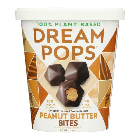 Order Dream Pops Peanut Butter Dream Bites 4oz food online from Everyday Needs by Gopuff store, Chicago on bringmethat.com