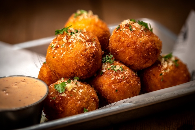 Order Spicy Beer Cheese Croquettes food online from Firestone Walker Brewing Company store, Marina del Rey on bringmethat.com
