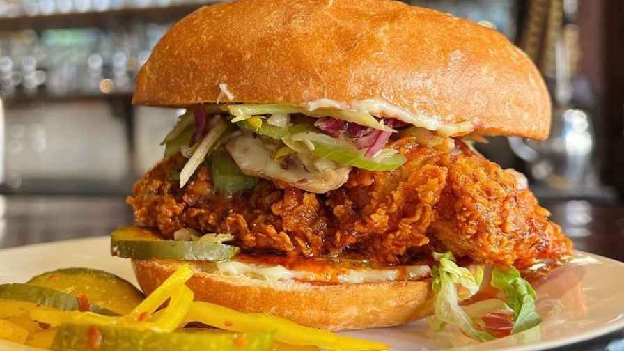 Order Fried Chicken Sandwich food online from The Monks Kettle store, San Francisco on bringmethat.com