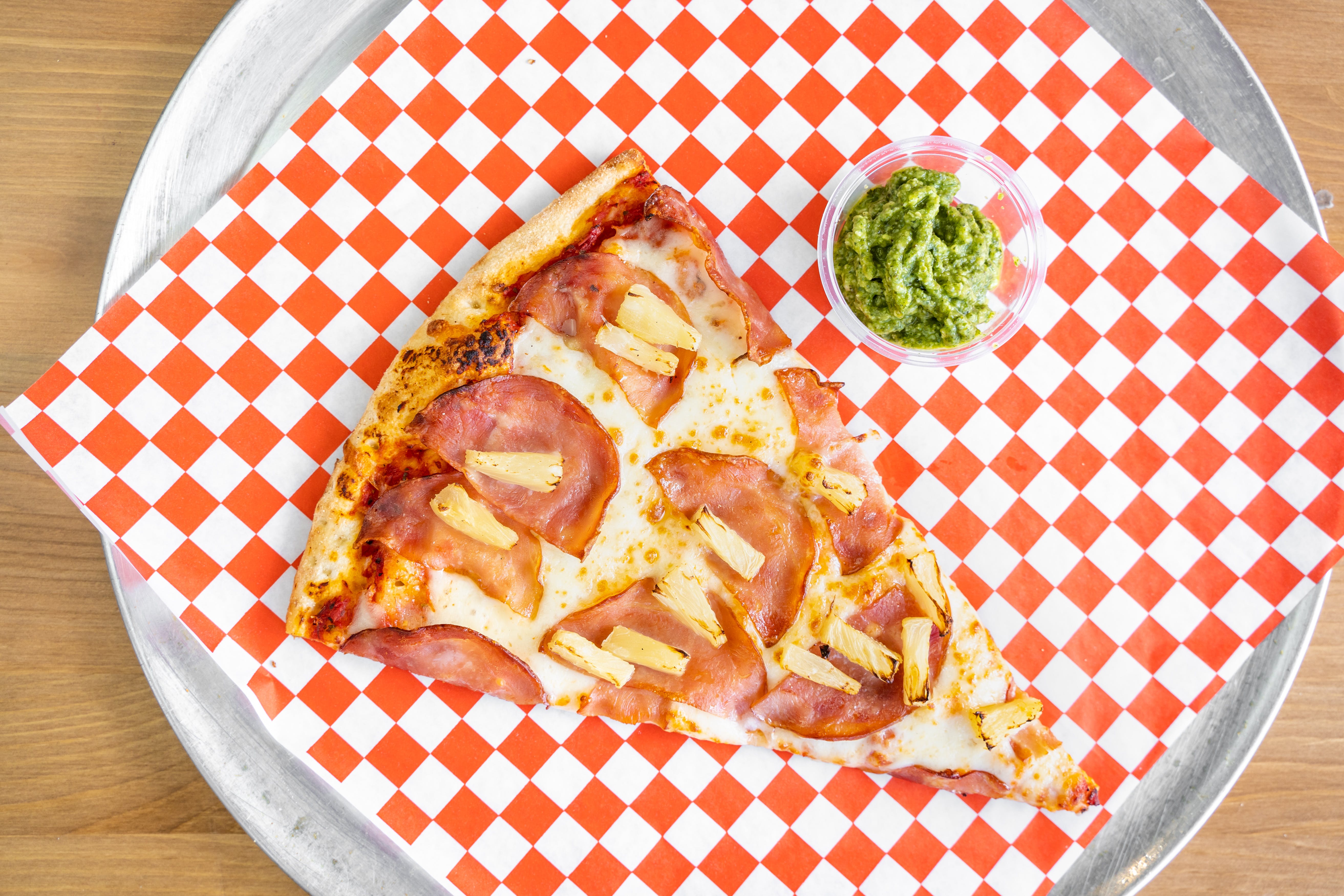 Order Hawaiian Pizza - Small 12" (6 Slices) food online from Golden Edge Pizza store, San Francisco on bringmethat.com