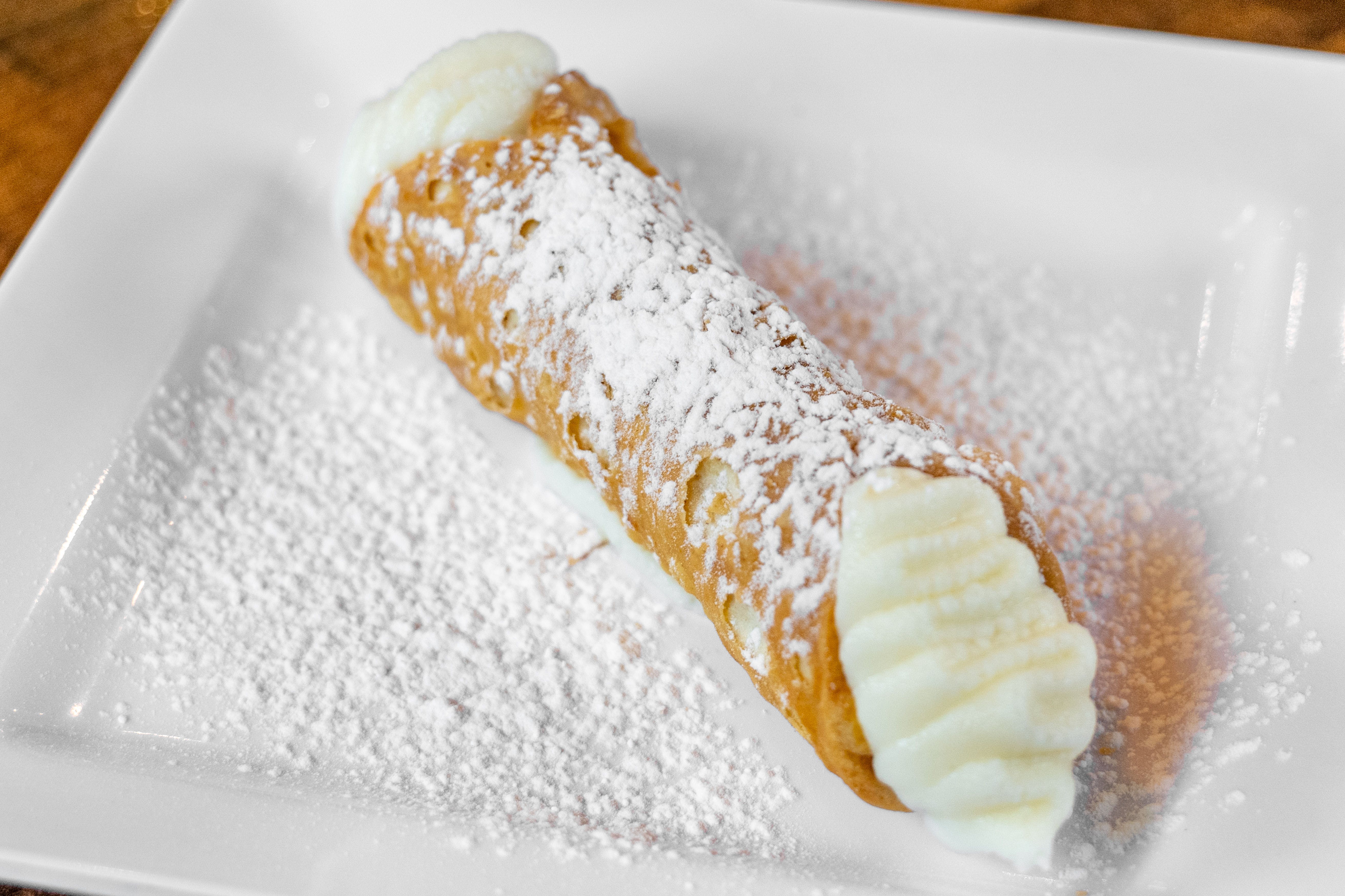 Order Cannoli - 1 Piece food online from That's Italian Pizza & Pasta - Hinesville store, Hinesville on bringmethat.com