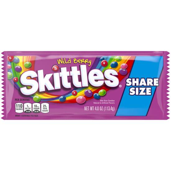 Order Skittles Wild Berry King Size food online from Exxon Food Mart store, Port Huron on bringmethat.com
