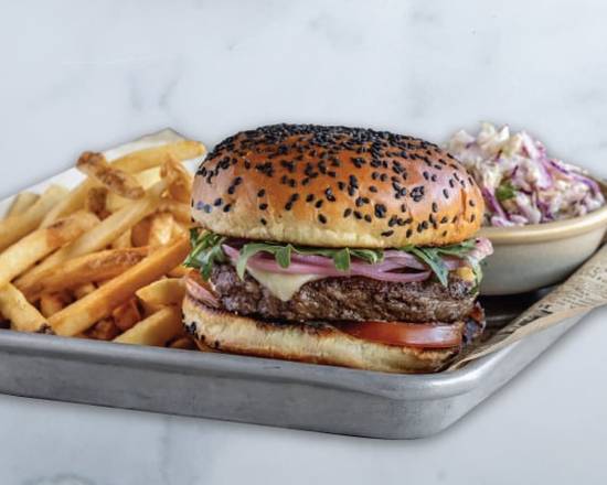 Order WestCoast Wagyu Cheeseburger food online from Pacific Catch store, San Francisco on bringmethat.com