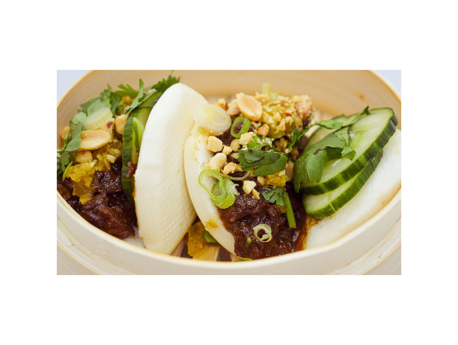 Order Szechuan Beef Bao food online from Dumplings Of Fury store, Hilliard on bringmethat.com