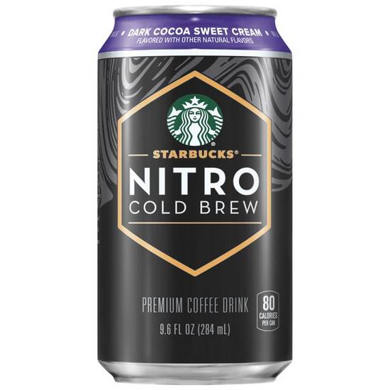 Order Starbucks Nitro Cold Brew Premium Coffee Drink, Dark Cocoa Sweet Cream food online from Exxon Food Mart store, Port Huron on bringmethat.com