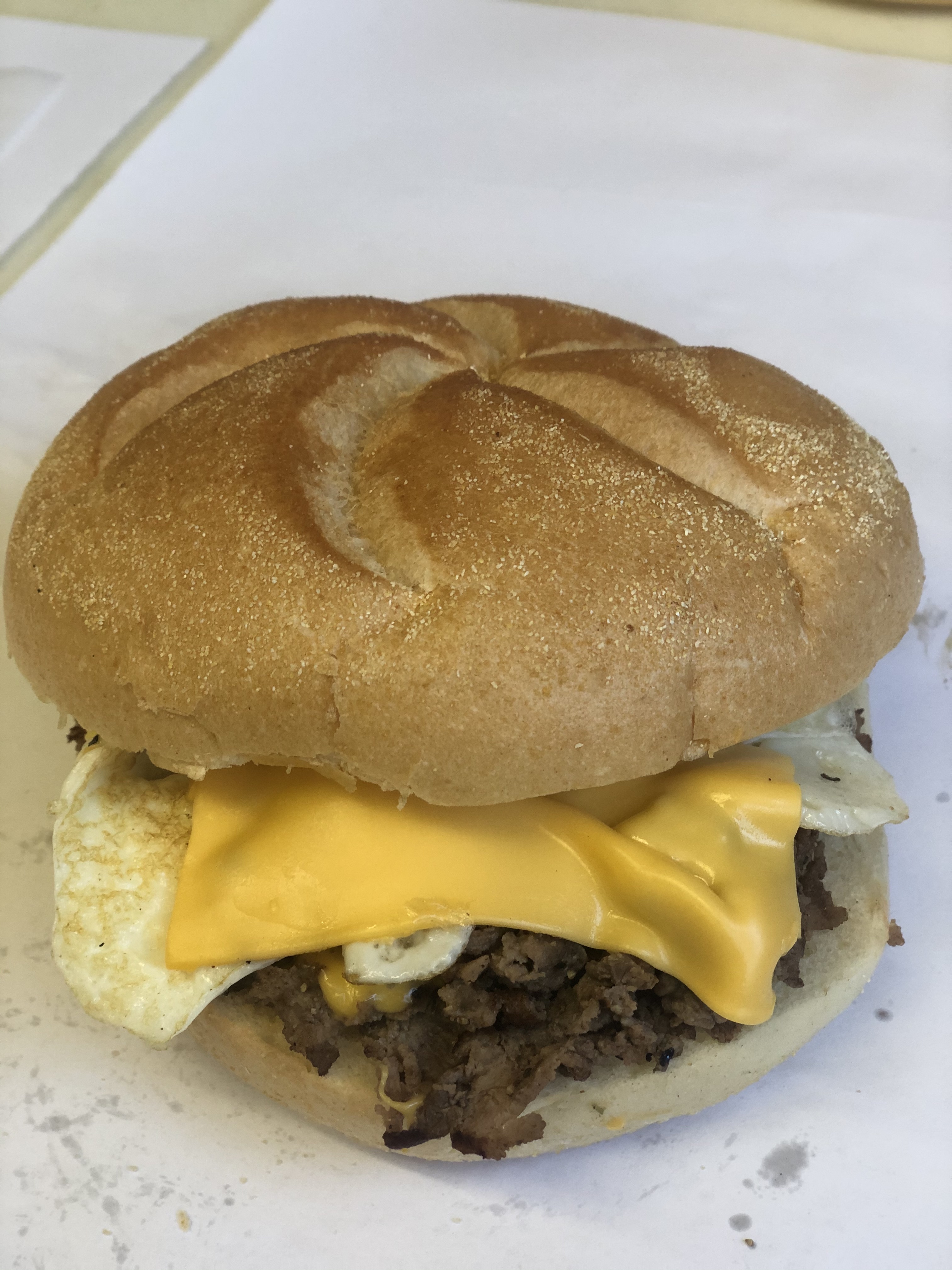 Order Steak, Eggs and Cheese Sandwich food online from Anthony Deli store, White Plains on bringmethat.com