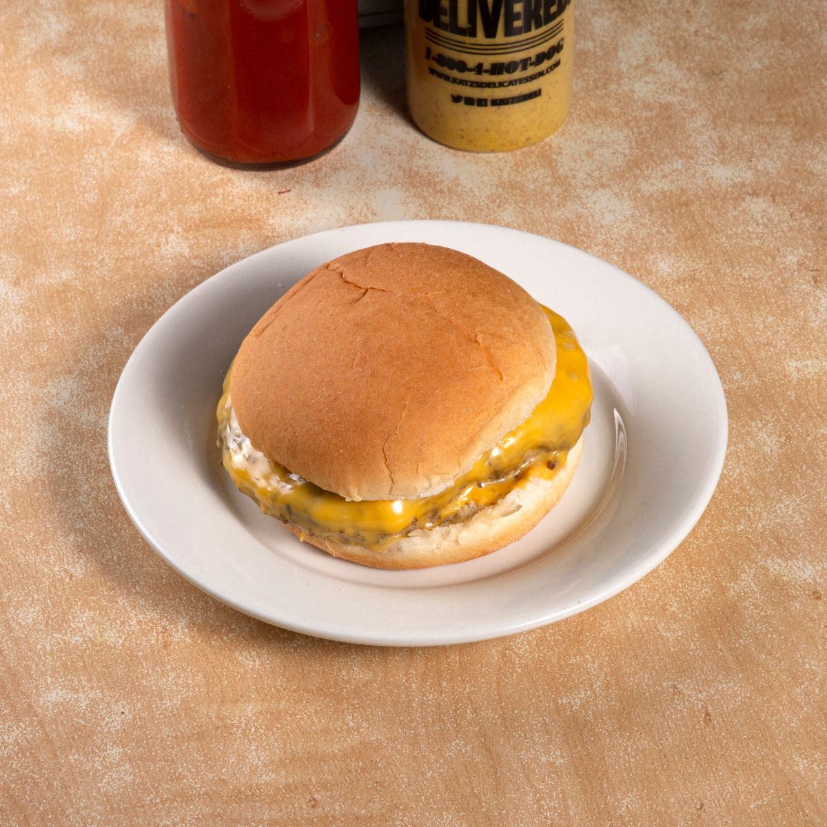 Order Cheeseburger food online from Katz's delicatessen store, New York on bringmethat.com