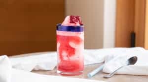 Order Rasberry Crush Freeze- O food online from Tea Bar & Fusion Cafe store, Chico on bringmethat.com