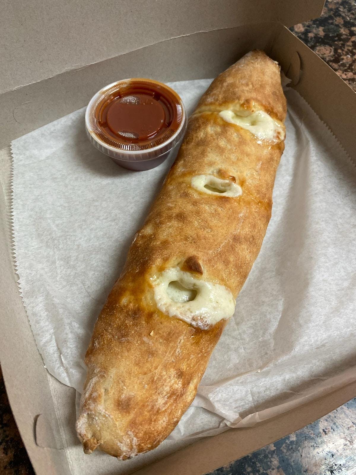 Order Steak Stromboli - Small food online from Tony Pizza store, Highspire on bringmethat.com