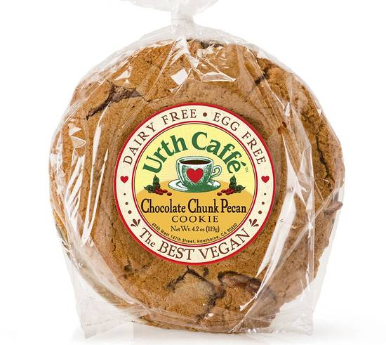 Order Vegan Chocolate Chunk Pecan Cookie food online from Urth Caffe 專覃 store, Santa Monica on bringmethat.com