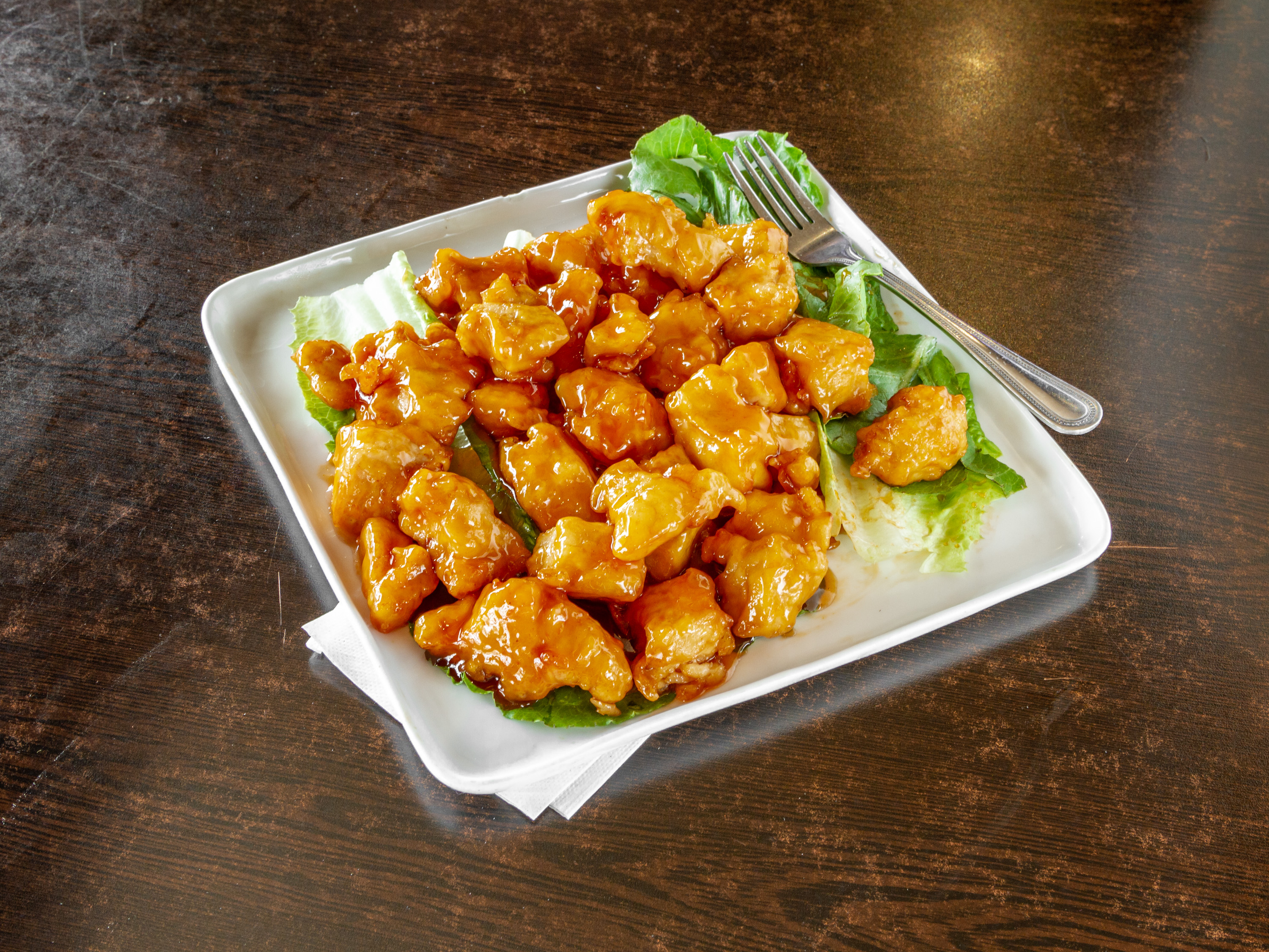 Order 54. Honey Chicken food online from Wok & Roll store, Tucson on bringmethat.com