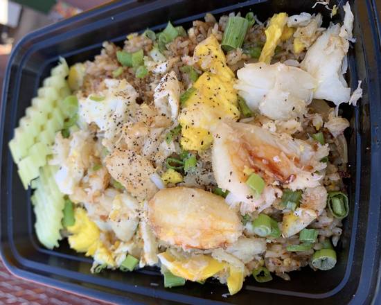 Order Crab Fried Rice food online from PP Thai Foodcart store, Portland on bringmethat.com