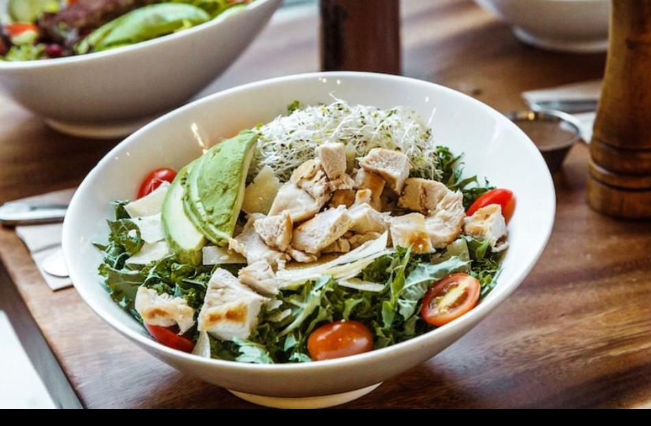 Order Asian Kale Salad food online from Burger village store, Brooklyn on bringmethat.com