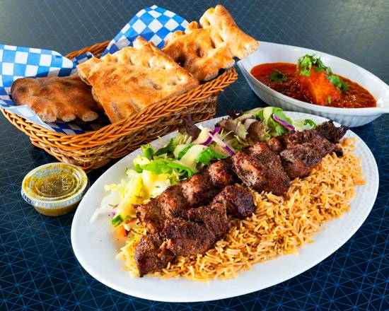 Order Beef Kabob food online from Roya Afghan Cuisine store, Livermore on bringmethat.com