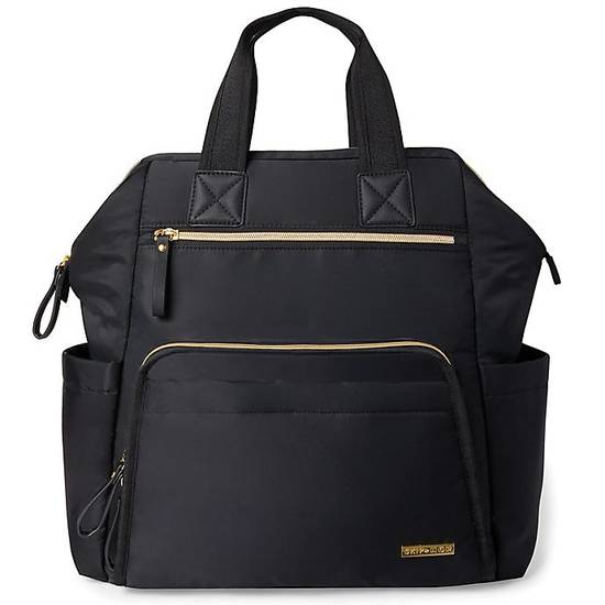 Order SKIP*HOP® Mainframe Wide Open Backpack Diaper Bag in Black food online from Bed Bath & Beyond store, Westbury on bringmethat.com