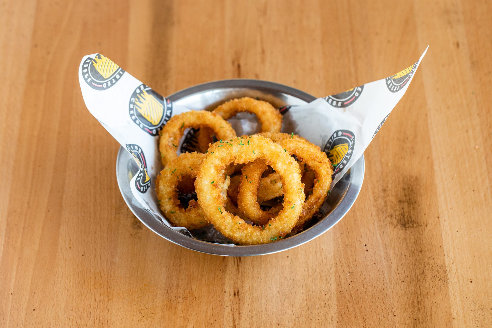 Order Truffle Onion Rings food online from Twisted Grilled Cheese store, Houston on bringmethat.com