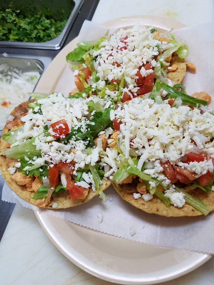Order Tostada food online from La Chula Mexican Market store, Watervliet on bringmethat.com